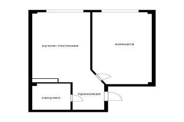 Фото №4: 1-комнатная квартира 41 м² - Южный, мкр. жилой комплекс История-2, ул. Екатерининская, 5к1