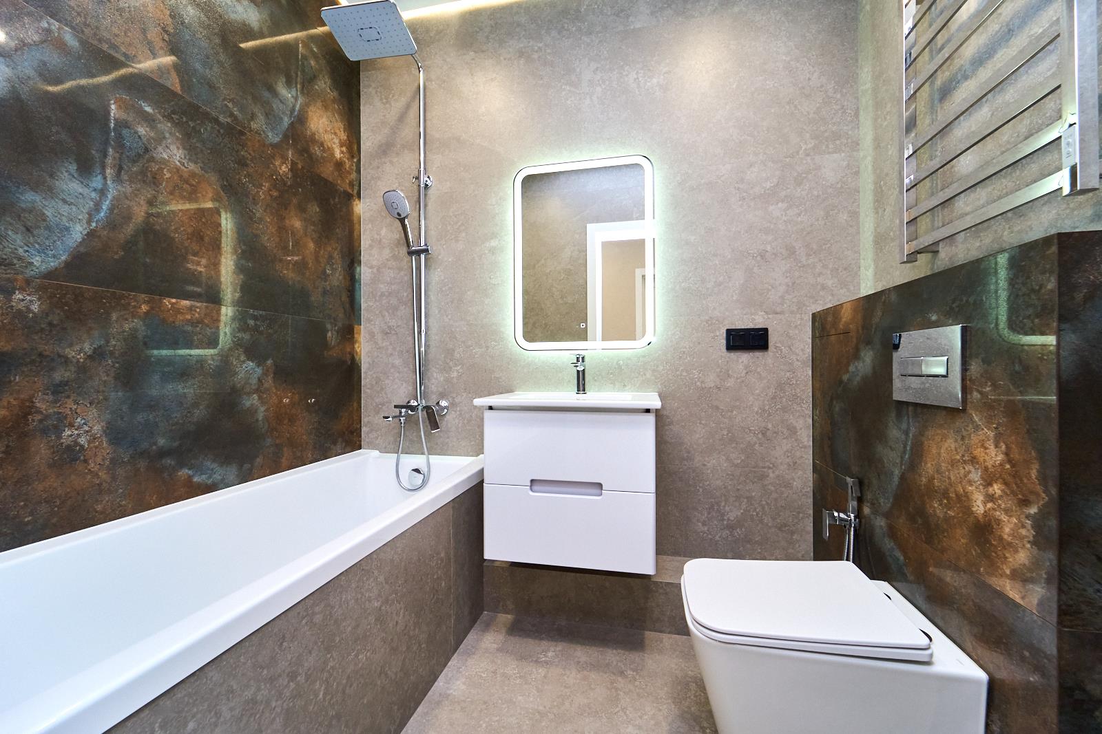 Фото №10: 1-комнатная квартира 38 м² - Краснодар, ЖК Абрикосово, жилой комплекс Абрикосово, мкр. Прикубанский внутригородской округ, ул. имени Героя Георгия Бочарникова, 4к2