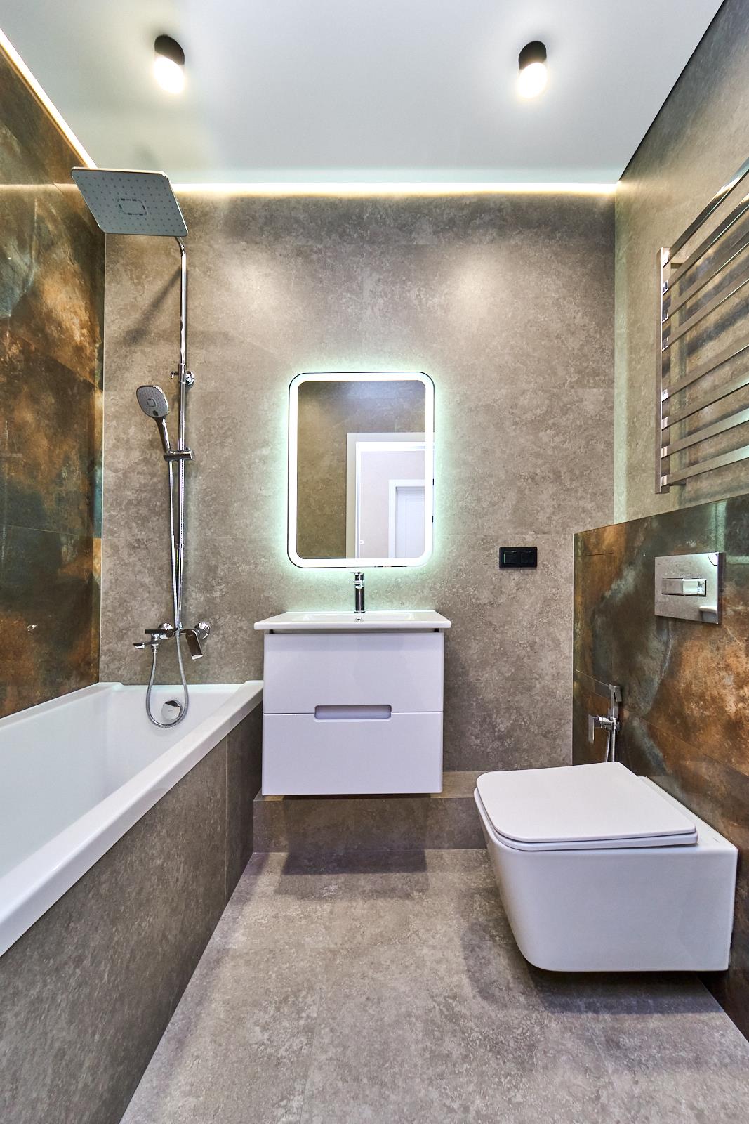 Фото №13: 1-комнатная квартира 38 м² - Краснодар, ЖК Абрикосово, жилой комплекс Абрикосово, мкр. Прикубанский внутригородской округ, ул. имени Героя Георгия Бочарникова, 4к2