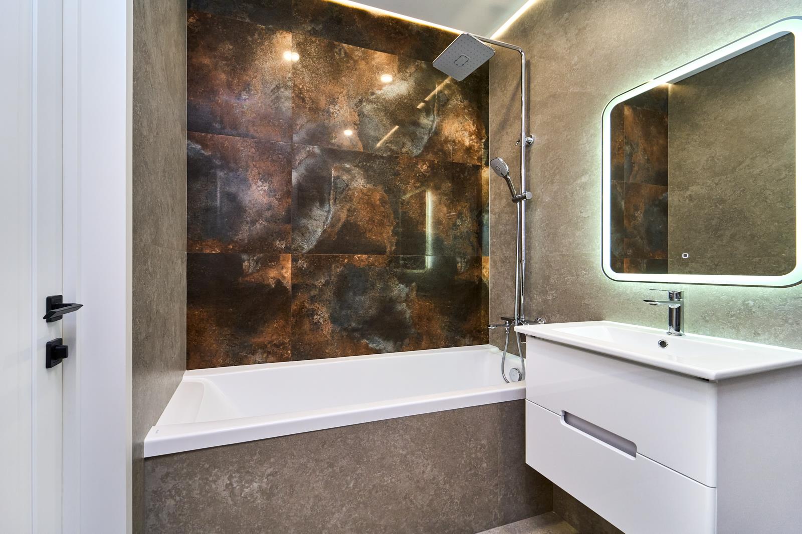 Фото №11: 1-комнатная квартира 38 м² - Краснодар, ЖК Абрикосово, жилой комплекс Абрикосово, мкр. Прикубанский внутригородской округ, ул. имени Героя Георгия Бочарникова, 4к2