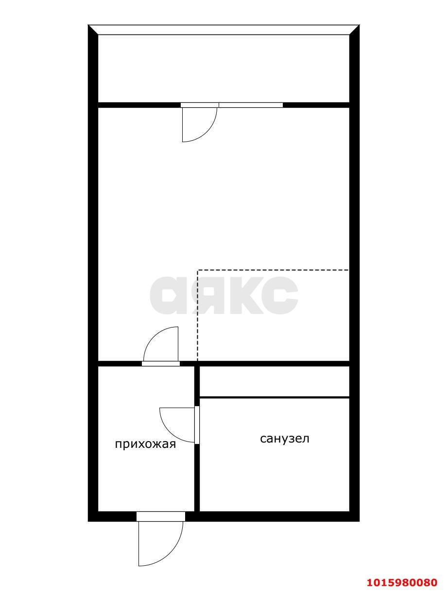 Фото №10: Студия 25 м² - Краснодар, Краевая Клиническая Больница, жилой комплекс Свобода, мкр. Прикубанский внутригородской округ, ул. Домбайская, 55к5