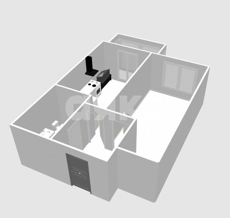 Фото №54: 1-комнатная квартира 43 м² - Анапа, жилой комплекс Резиденция Высокий Берег, мкр. жилой комплекс Резиденция Высокий Берег, ул. Ивана Голубца, 147
