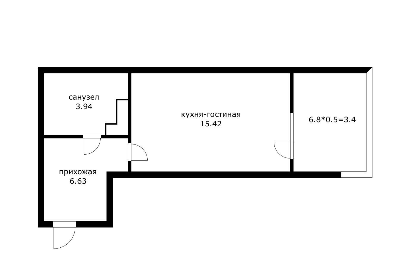 Фото №12: Студия 35 м² - Краснодар, Прикубанский внутригородской округ, квартал Доброта, мкр. Любимово, 16