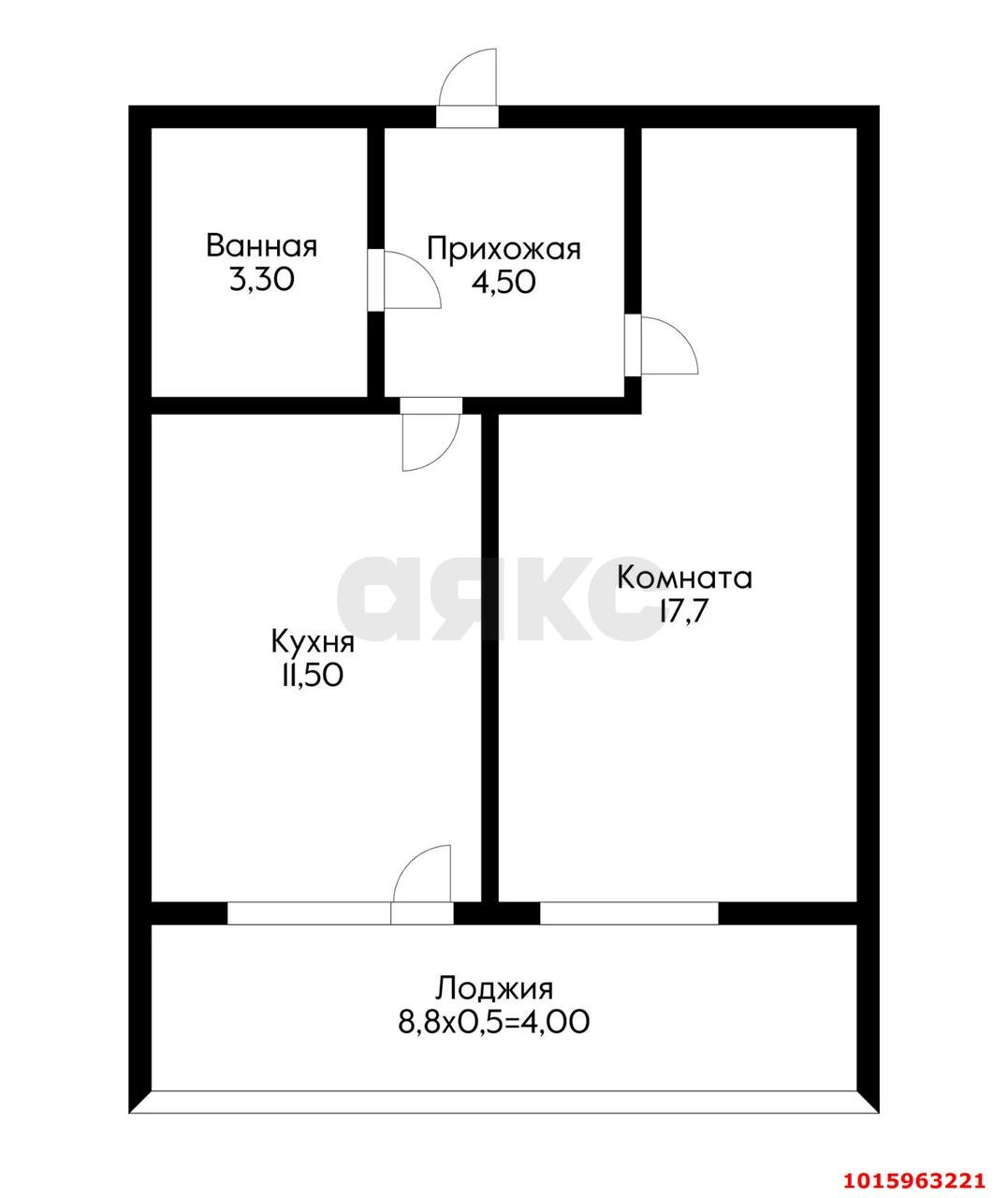 Фото №15: 1-комнатная квартира 46 м² - Краснодар, Центральный внутригородской округ, ЖК Покровский, мкр. Центральный, ул. Фабричная, 10