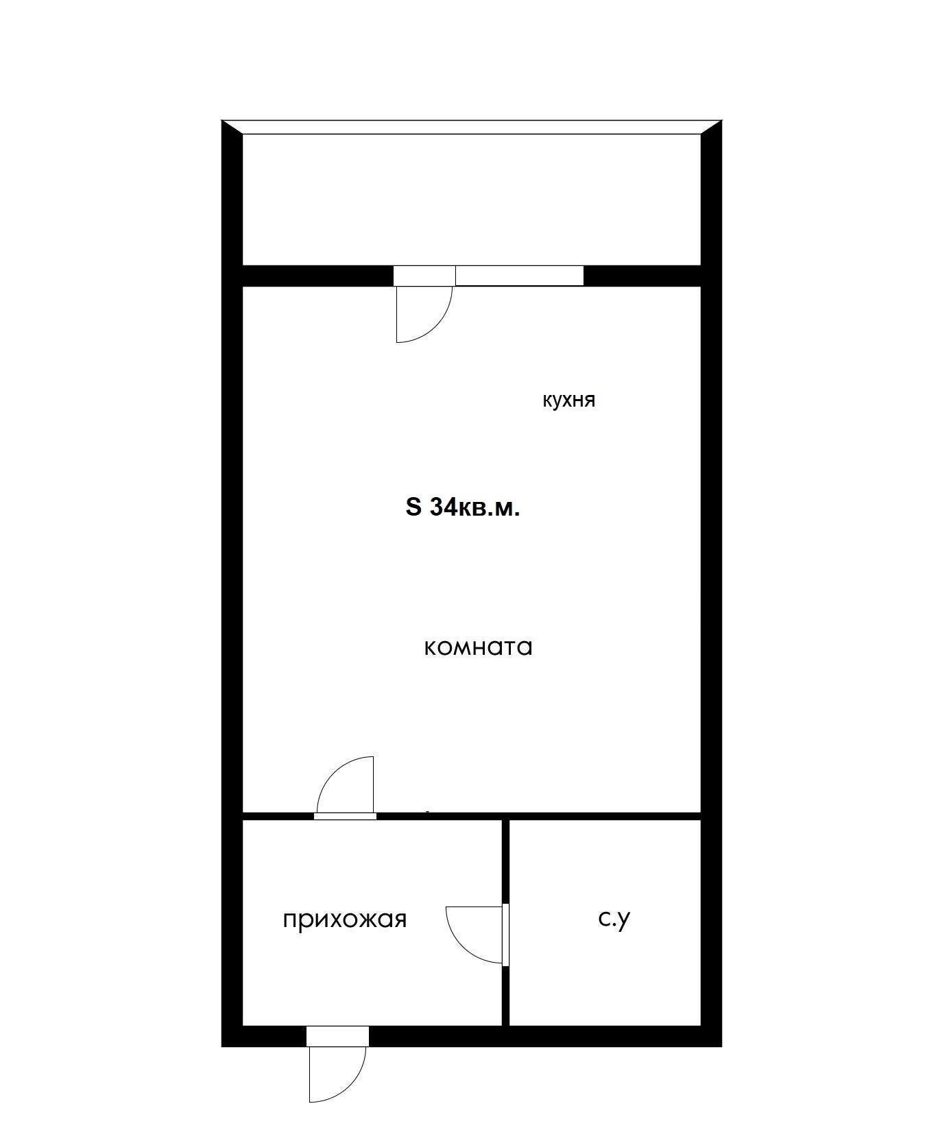 Фото №14: 1-комнатная квартира 36 м² - Краснодар, ул. Героя Хабибуллина, 15