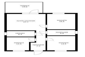 Фото №3: Дом 120 м² - Елизаветинская, ст Зелёный Огонёк, ул. Виноградная, 23