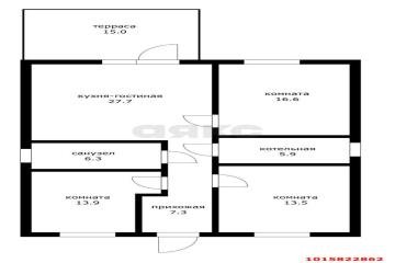 Фото №3: Дом 120 м² - Елизаветинская, ст Зелёный Огонёк, ул. Виноградная, 23