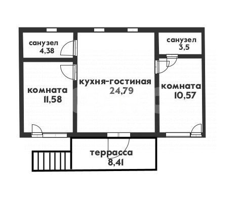 Фото №14: Дом 65 м² + 4 сот. - территория СНТ Голубая Долина, 194