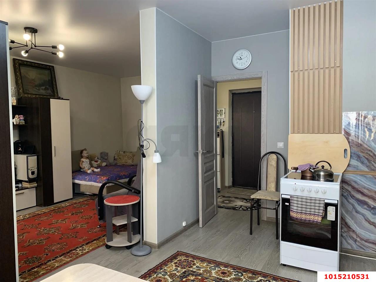 Фото №5: 1-комнатная квартира <span class="whitespace-nowrap">37 м²</span>, <span class="whitespace-nowrap">1/8 эт.</span> - Краснодар, Карасунский внутригородской округ, ЖК Спортивный Парк, ж/р Новознаменский, ул. Войсковая, 4к8