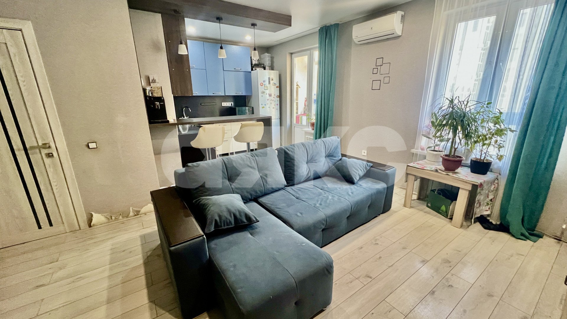 Фото №2: 2-комнатная квартира 54 м² - Анапа, ЖК Времена Года, Парковый, жилой комплекс Времена Года, Парковый, мкр. жилой комплекс Времена Года, ул. Мирная, 29к10