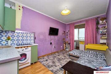 Фото №1: Студия 25 м² - Краснодар, мкр. Музыкальный, ул. имени Сергея Есенина, 108/1