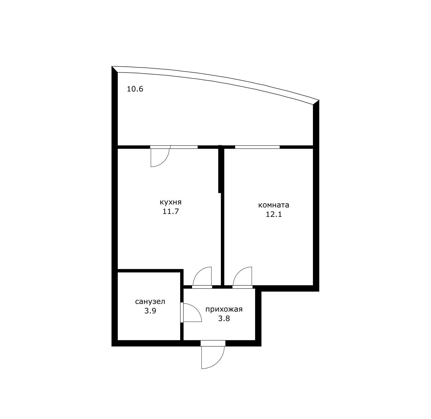 Фото №11: 1-комнатная квартира 41 м² - Краснодар, Прикубанский внутригородской округ, Россинского, мкр. жилой комплекс Инсити-Парк, ул. Командорская, 1/2