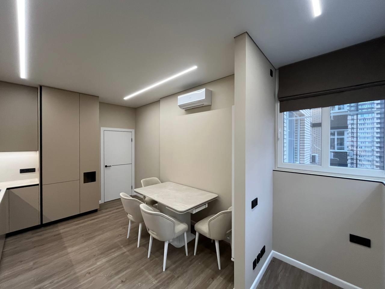 Фото №4: 1-комнатная квартира 46 м² - Краснодар, ЖК На Стахановской, Авиагородок, жилой комплекс На Стахановской, мкр. Прикубанский внутригородской округ, ул. Стахановская, 1/5