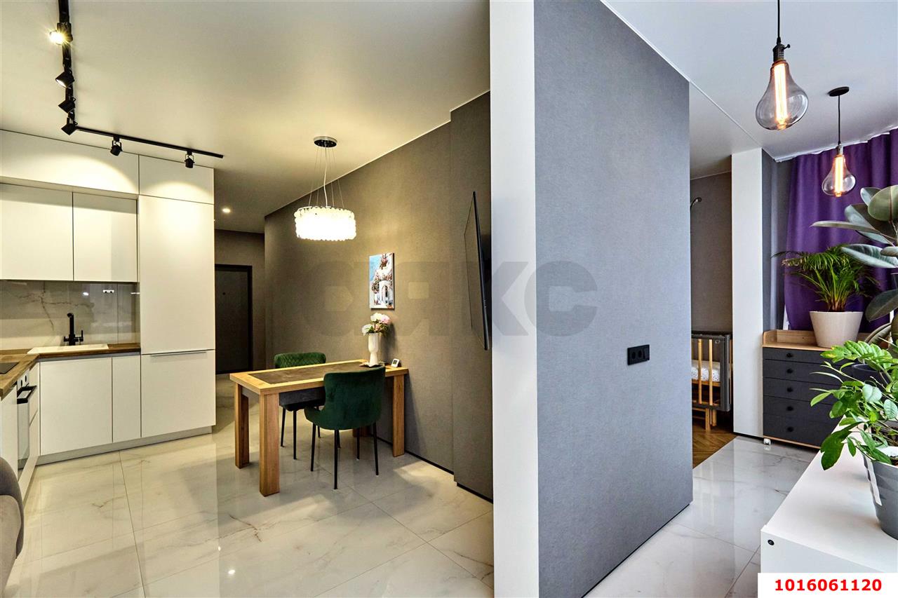 Фото №4: 1-комнатная квартира 45 м² - Краснодар, ЖК На Высоте, жилой комплекс На высоте, Прикубанский внутригородской округ, мкр. Фестивальный, ул. Каляева, 263/4