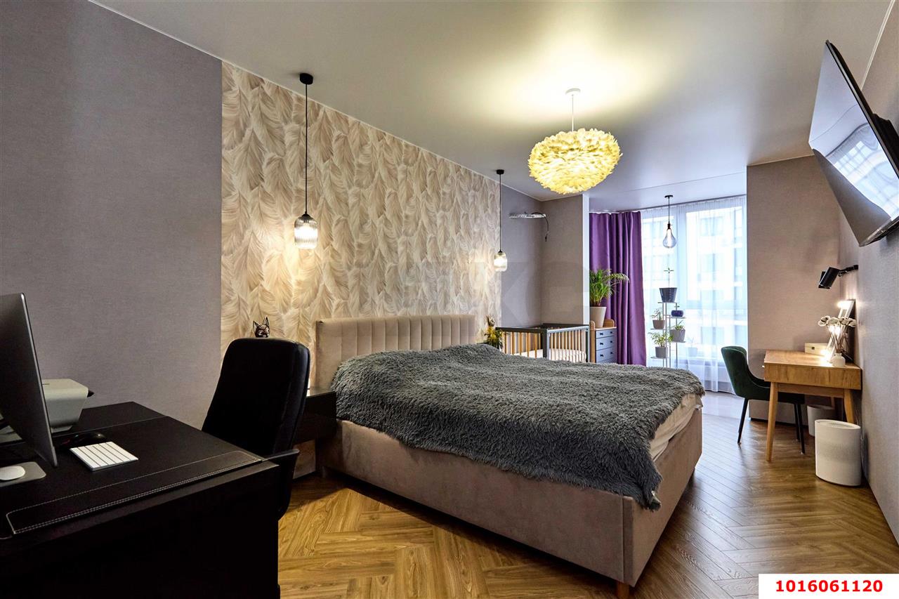 Фото №5: 1-комнатная квартира 45 м² - Краснодар, ЖК На Высоте, жилой комплекс На высоте, Прикубанский внутригородской округ, мкр. Фестивальный, ул. Каляева, 263/4