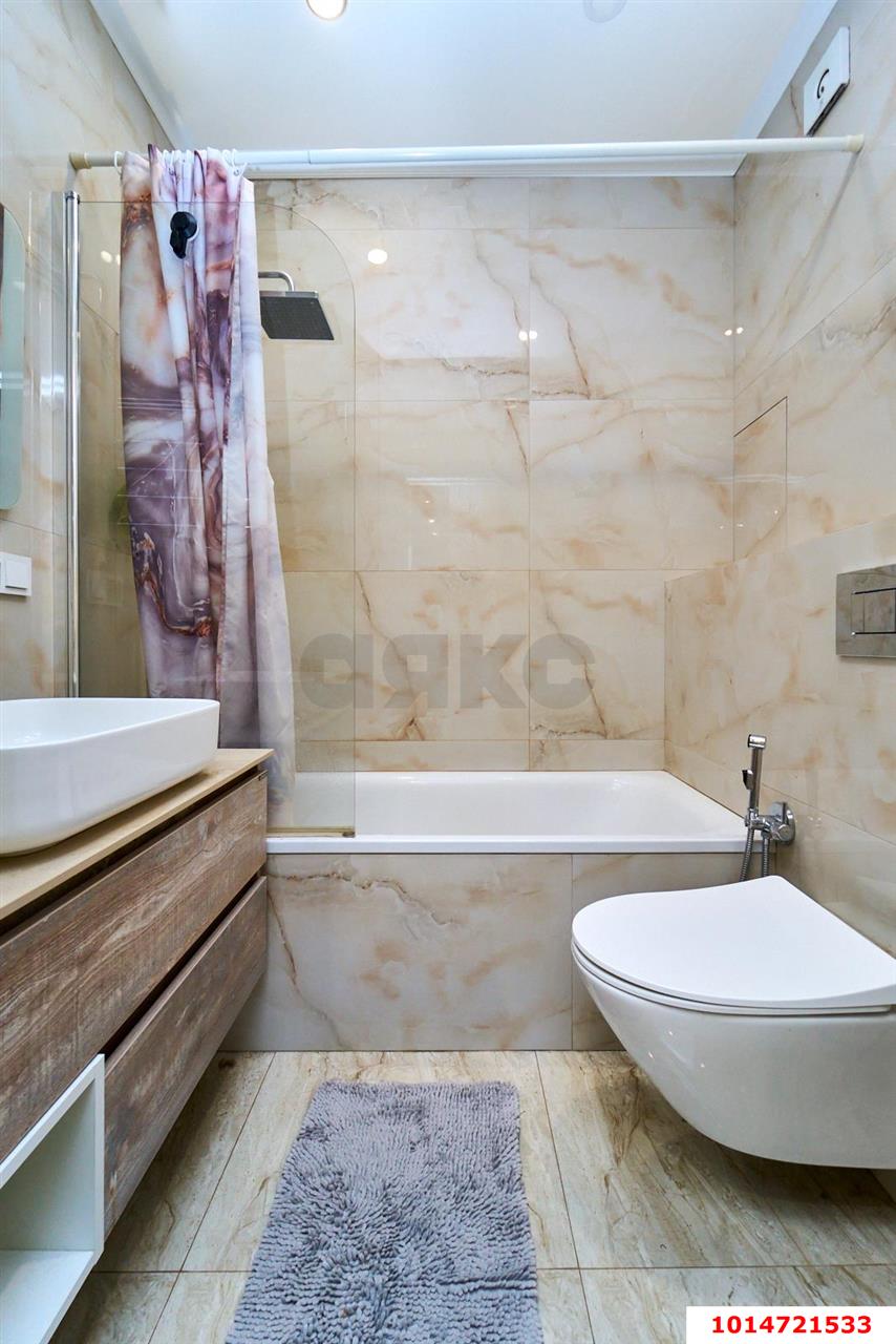 Фото №9: 2-комнатная квартира 52 м² - Краснодар, Фестивальный, Прикубанский внутригородской округ, мкр. жилой комплекс Цветы, ул. Круговая, 4Вк1