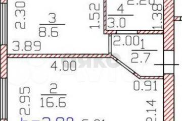 Фото №1: 1-комнатная квартира 30 м² - Краснодар, мкр. Музыкальный, ул. имени И.И. Дунаевского, 1