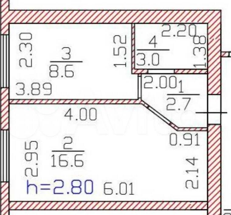 Фото №8: 1-комнатная квартира 30 м² - Краснодар, Прикубанский внутригородской округ, мкр. Музыкальный, ул. имени И.И. Дунаевского, 1