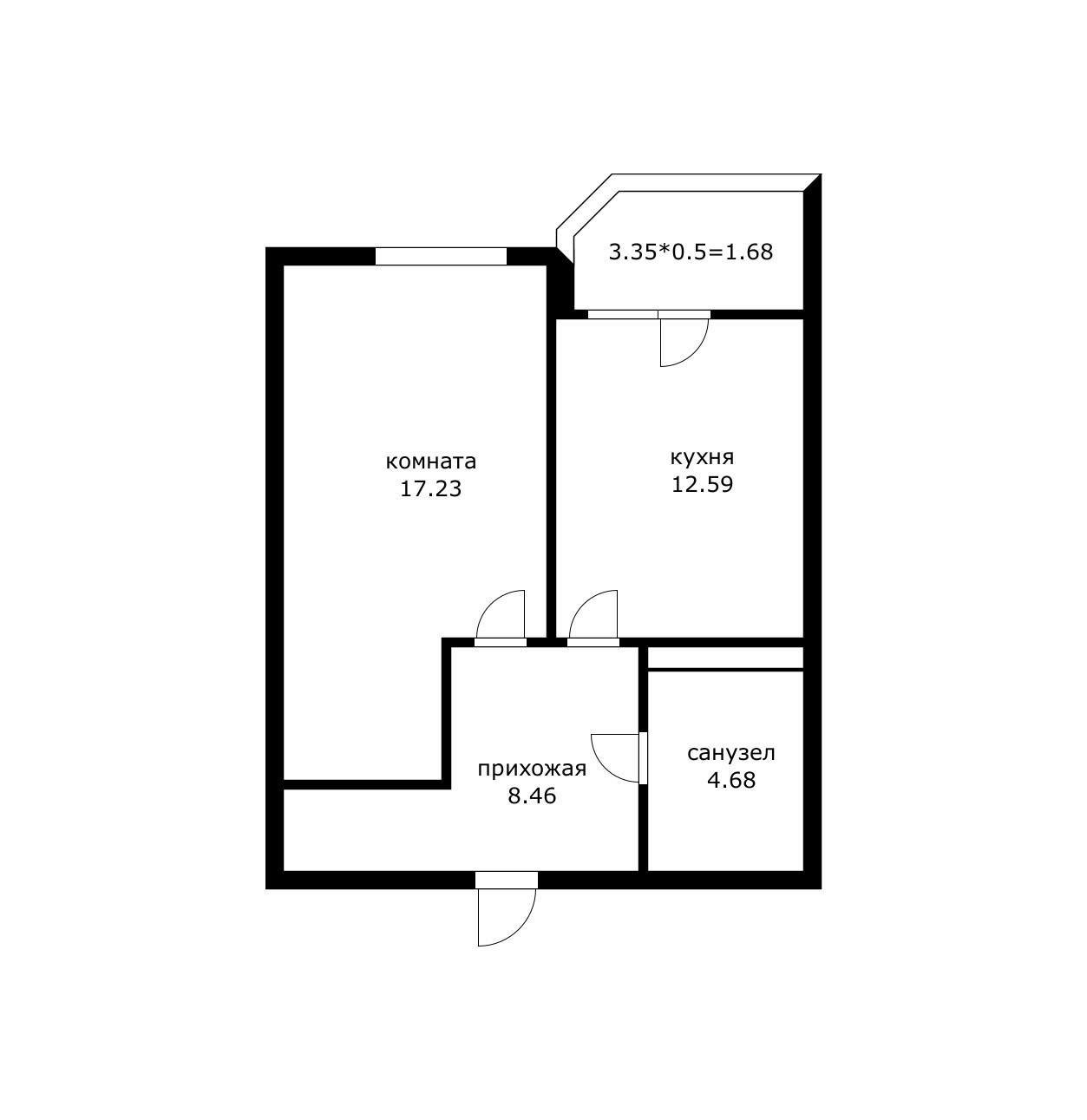 Фото №7: 1-комнатная квартира 45 м² - Краснодар, ЖК Лучший, Прикубанский внутригородской округ, Завод Радиоизмерительных Приборов, имени Петра Метальникова, мкр. жилой комплекс Лучший, ул. Ростовское шоссе, 30/6