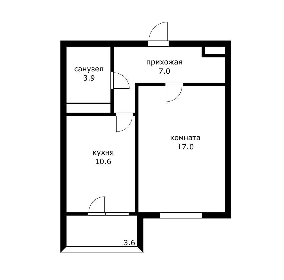 Фото №13: 1-комнатная квартира 38 м² - Краснодар, Карасунский внутригородской округ, Пашковский, жилой комплекс Гарант, мкр. Участок №24, ул. Трудовой Славы, 43к1