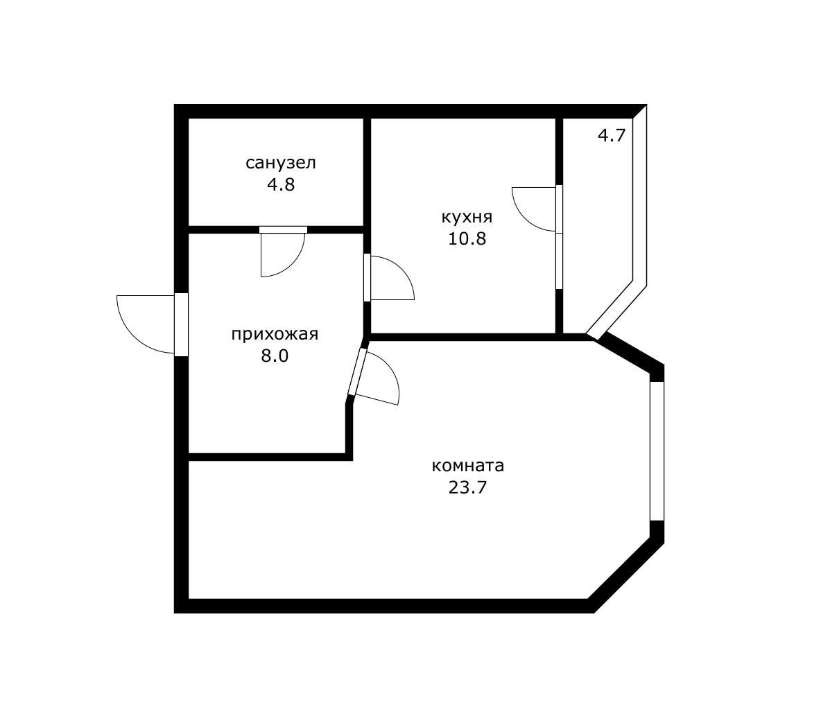 Фото №10: 1-комнатная квартира 52 м² - Краснодар, Прикубанский внутригородской округ, Фестивальный, мкр. Солнечный, ул. Архитектора Ишунина, 1