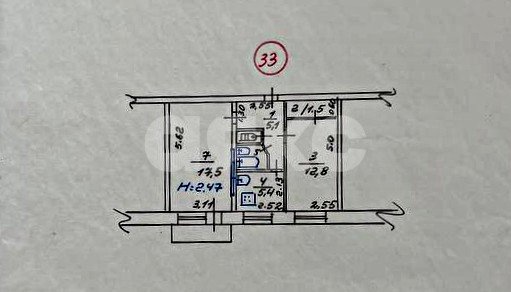 Фото №7: 2-комнатная квартира 46 м² - Мариуполь, р. Жовтневый, ул. Бахчиванджи, 5