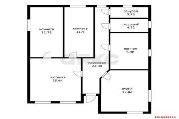 Фото №3: Дом 102 м² - Кубанская Нива-2, мкр. Прикубанский внутригородской округ, ул. Весенняя, 218А