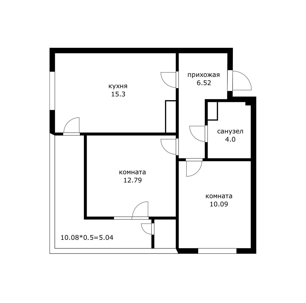 Фото №20: 2-комнатная квартира 49 м² - Краснодар, Прикубанский внутригородской округ, мкр. жилой комплекс Зелёный театр, ул. Западный Обход, 39/1к6