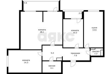 Фото №1: 3-комнатная квартира 85 м² - Краснодар, мкр. имени Петра Метальникова, ул. Евгении Жигуленко, 13
