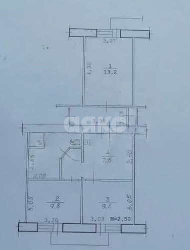 Фото №18: 3-комнатная квартира 54 м² - Волгоград, Дзержинский, п. Ангарский, ул. Бурейская, 12
