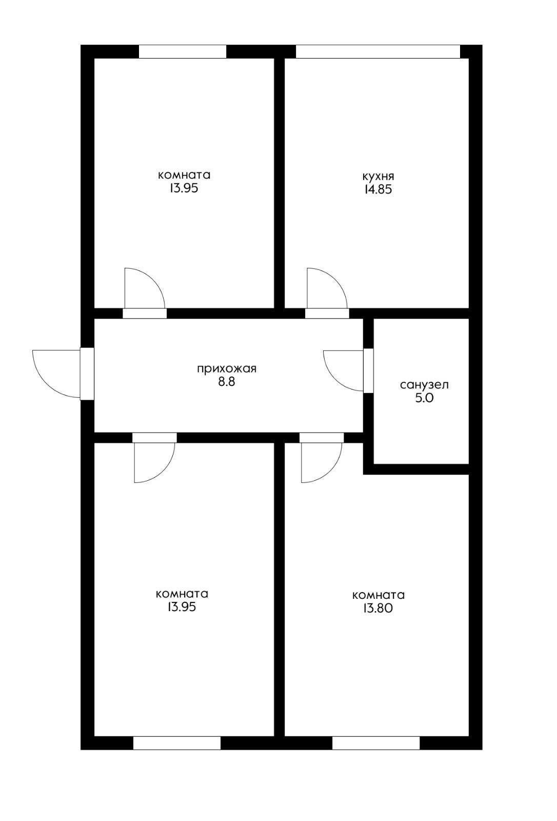 Фото №6: Дом 70 м² + 3 сот. - Виктория, мкр. Прикубанский внутригородской округ, ул. Молодёжная, 132