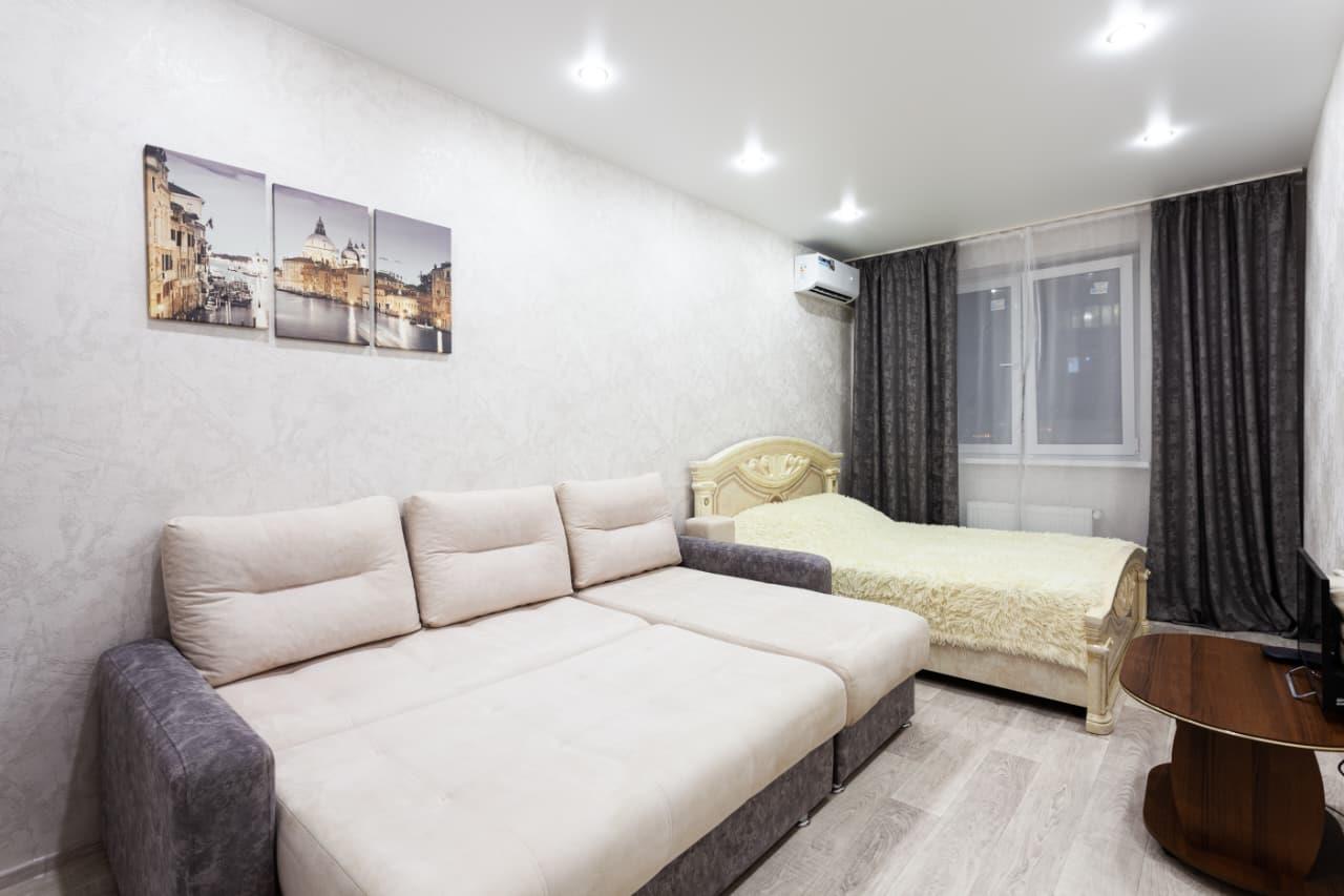 Фото №1: 1-комнатная квартира 45 м² - Краснодар, Прикубанский внутригородской округ, Музыкальный, мкр. ЖК Территория Счастья, ул. Евгении Жигуленко, 3