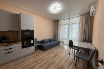 Фото №1: 1-комнатная квартира 31 м² - Краснодар, мкр. ЖК Тёплые Края, ул. им. Александра Гикало, 11