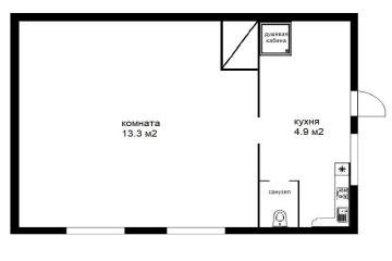 Фото №4: Часть дома 18 м² - Краснодар, мкр. Фестивальный, ул. Артиллерийская, 258