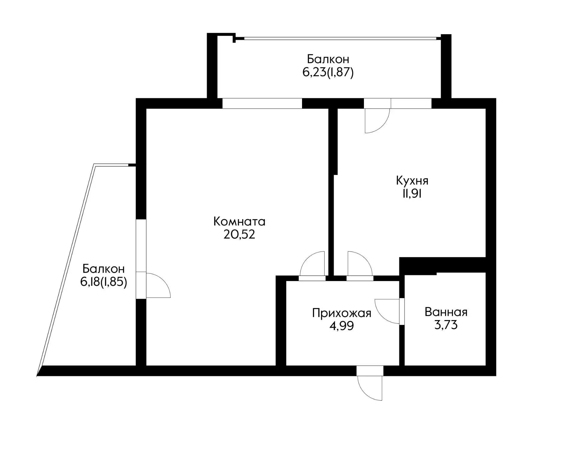 Фото №10: 1-комнатная квартира 44 м² - Краснодар, Хлопчато-бумажный Комбинат, жилой комплекс Режиссёр, мкр. Карасунский внутригородской округ, ул. Уральская, 100/6
