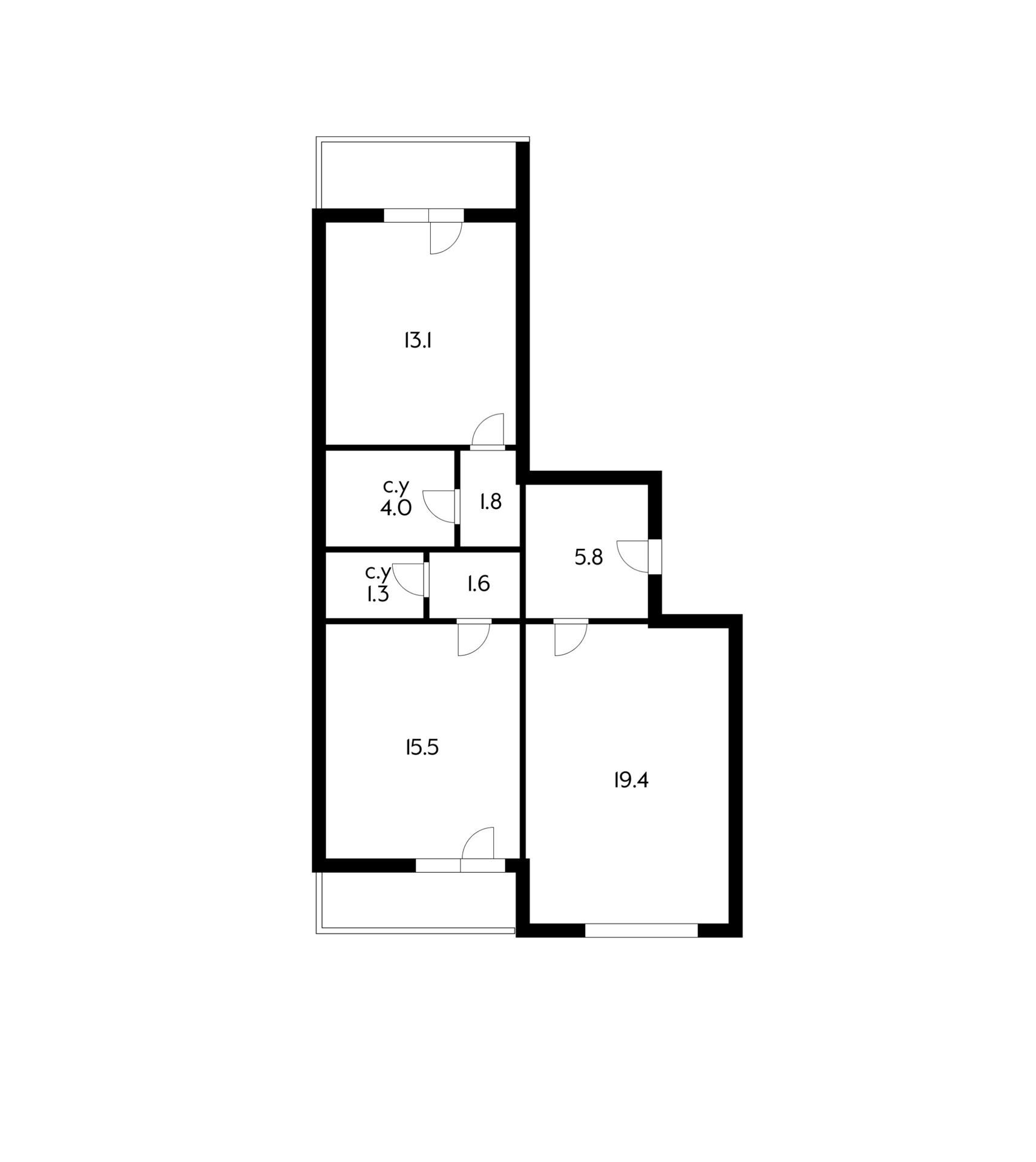 Фото №16: 2-комнатная квартира 62 м² - Краснодар, Прикубанский внутригородской округ, мкр. Восточно-Кругликовский, ул. Героя А.А. Аверкиева, 16