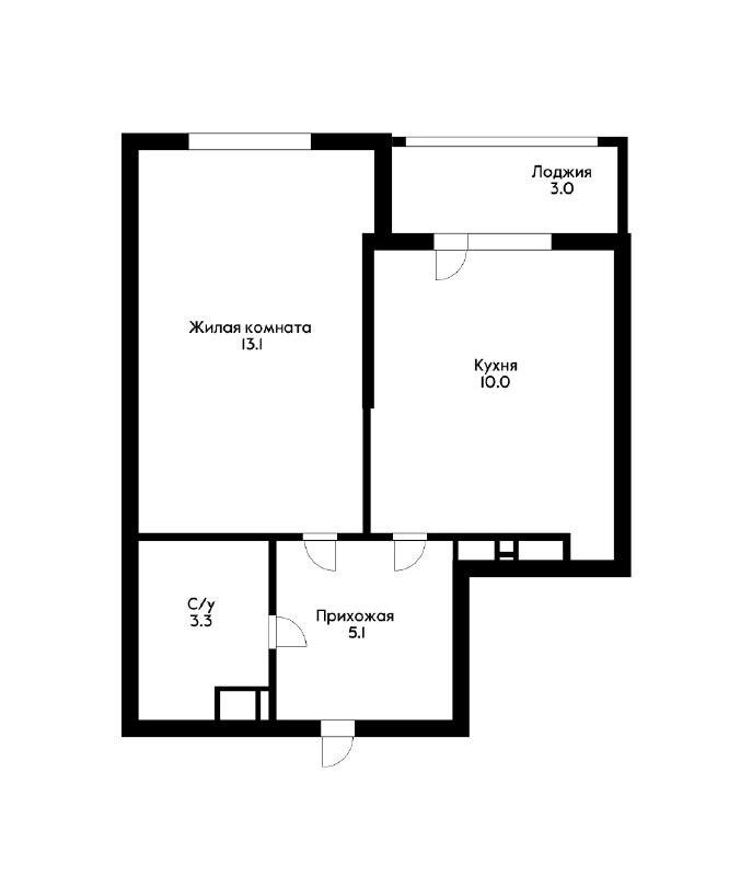 Фото №9: 1-комнатная квартира 34 м² - Краснодар, Прикубанский внутригородской округ, мкр. жилой комплекс Самолёт-2, ул. Западный Обход, 57