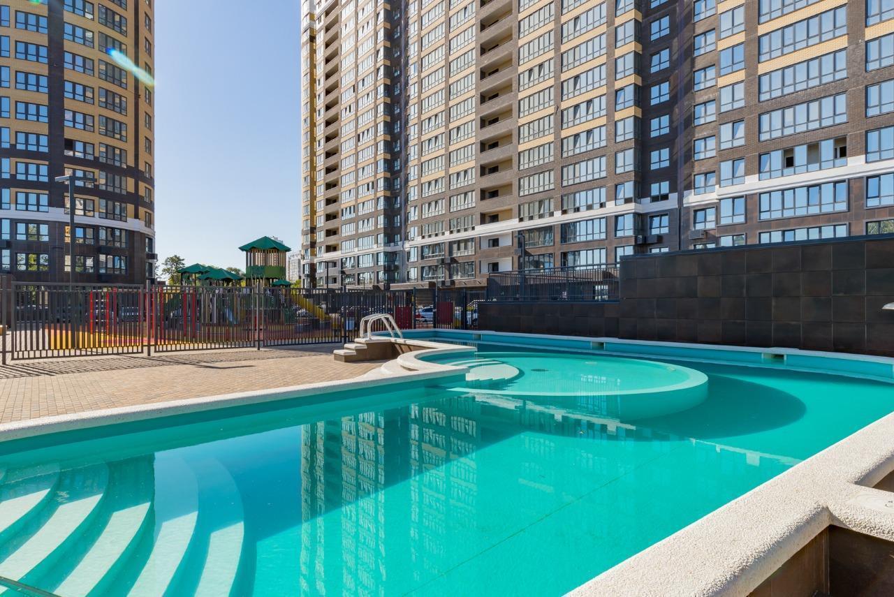 Фото №17: 1-комнатная квартира 40 м² - Краснодар, Карасунский внутригородской округ, Хлопчато-бумажный Комбинат, мкр. жилой комплекс Фамилия, ул. Старокубанская, 124