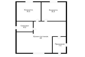 Фото №2: Дом 89 м² - Краснодар, снт Садовод, ул. Главная, 585