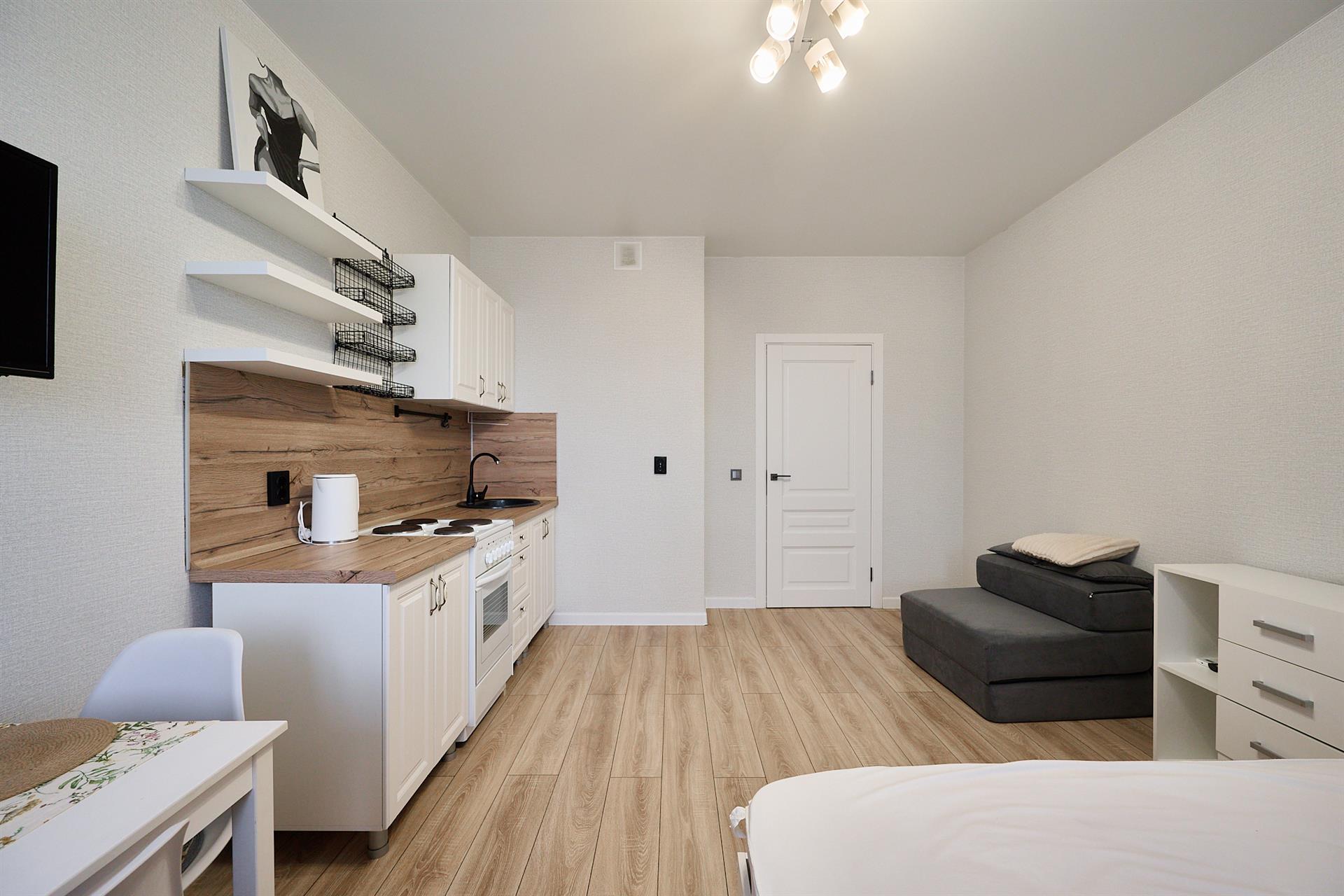 Фото №2: Студия 27 м² - Краснодар, Прикубанский внутригородской округ, мкр. жилой комплекс Самолёт-4, ул. Ивана Беличенко, 95к1