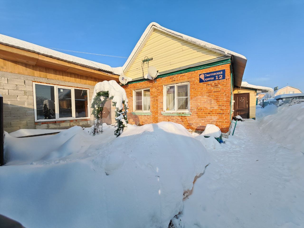 Фото №1: Дом 54 м² + 8.5 сот. - Тула, Центральный территориальный округ, Скуратовский, п. Льва Толстого, пр-д Толстовский, 12