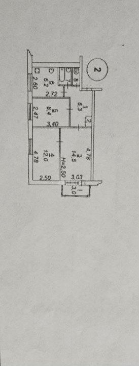 Фото №13: 3-комнатная квартира 53 м² - Мариуполь, р. Приморский, пр-кт Нахимова, 114А