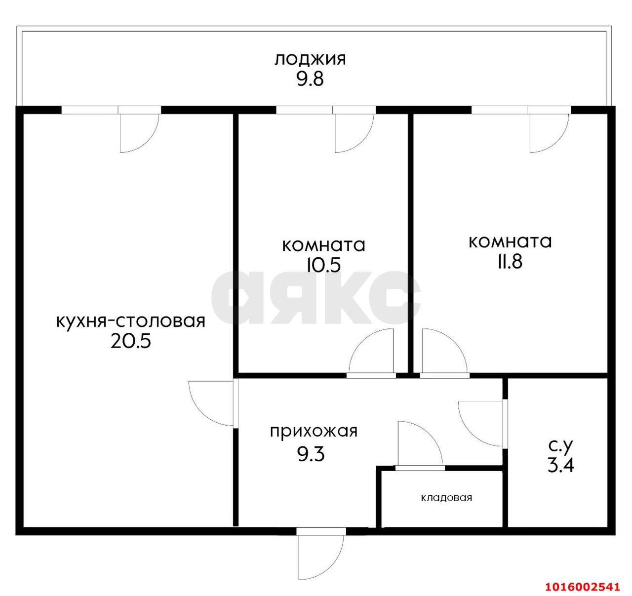 Фото №20: 2-комнатная квартира 55 м² - Краснодар, Карасунский внутригородской округ, Гидростроителей, мкр. жилой комплекс Премьера, ул. Автолюбителей, 1/7к4