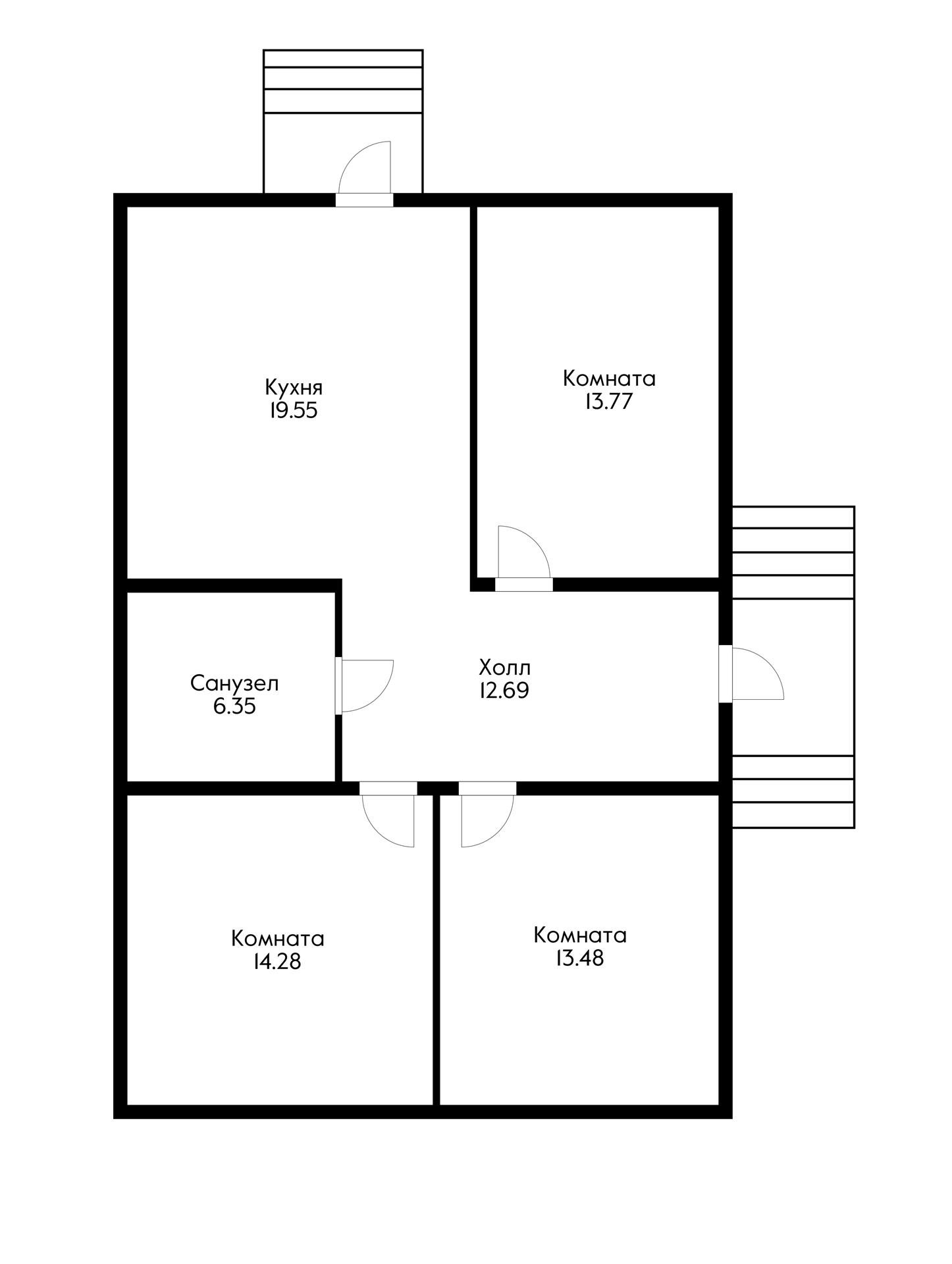Фото №6: Дом 80 м² + 3 сот. - Краснодар, Прикубанский внутригородской округ, мкр. КП Комарово, ул. Донецкая, 4