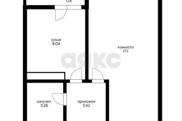 Фото №3: 1-комнатная квартира 35 м² - Краснодар, мкр. жилой комплекс Славянка, ул. Заполярная, 39к4
