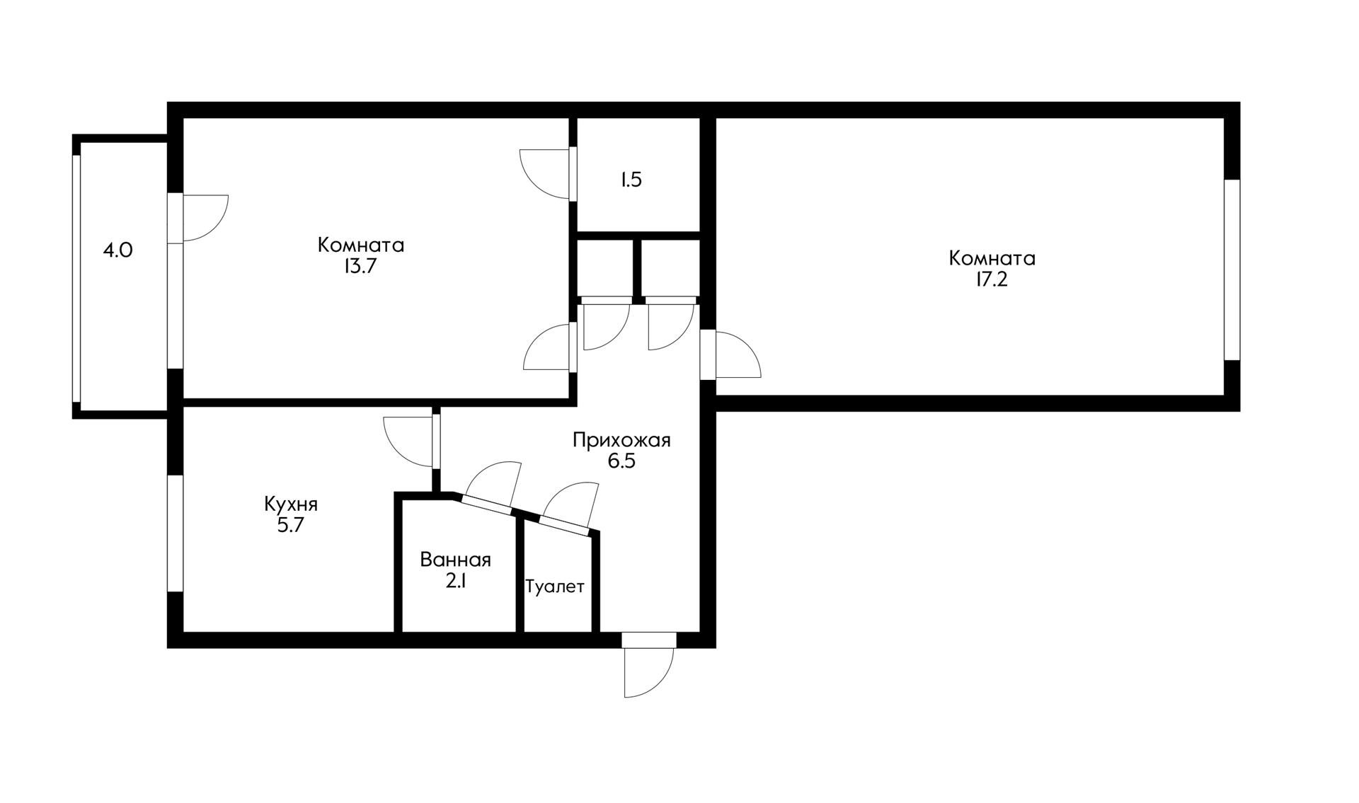 Фото №15: 2-комнатная квартира 52 м² - Краснодар, Прикубанский внутригородской округ, мкр. Славянский, ул. Темрюкская, 64