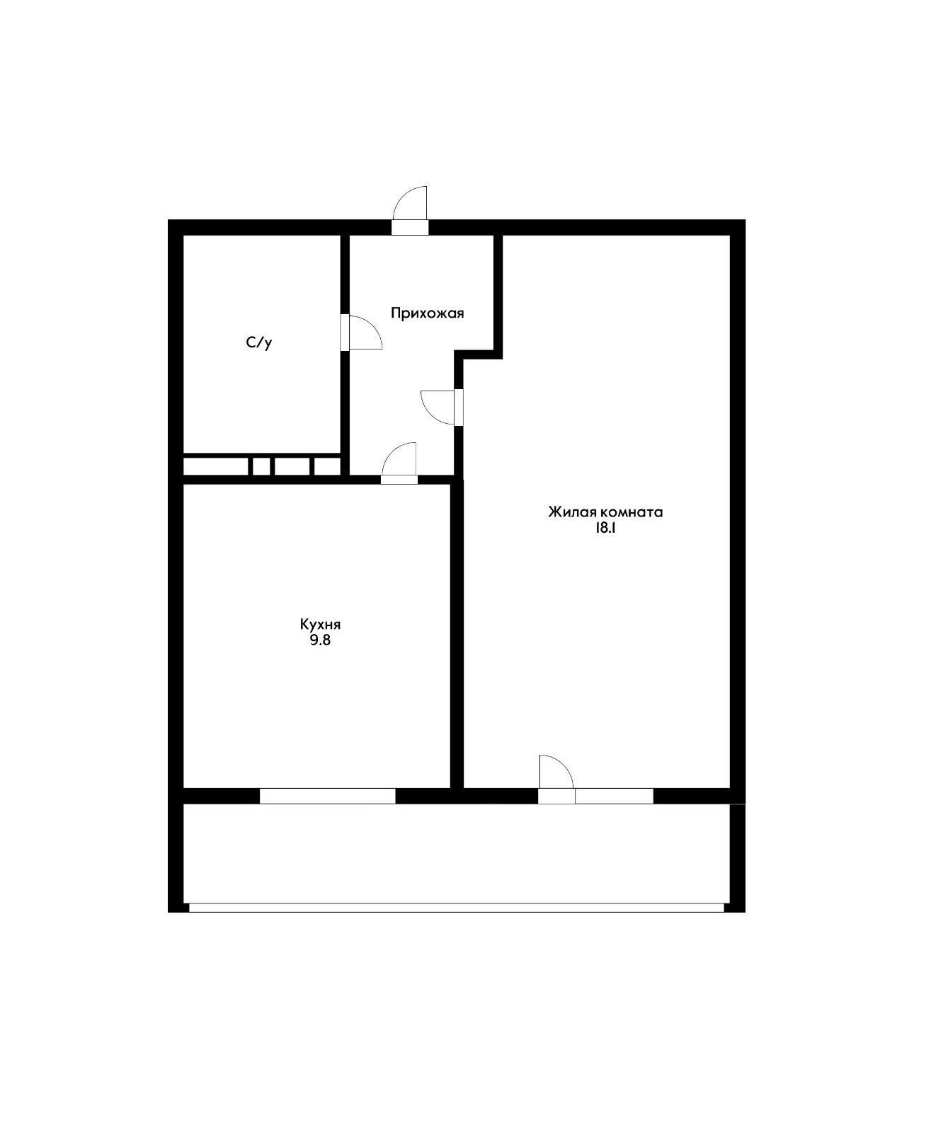 Фото №9: 1-комнатная квартира 40 м² - Краснодар, Карасунский внутригородской округ, Гидростроителей, жилой комплекс Дом у реки, мкр. Почтовый, ул. Кружевная, 8