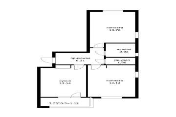 Фото №4: 2-комнатная квартира 53 м² - Краснодар, мкр. жилой комплекс Облака, ул. имени Генерала Корнилова, 10к1