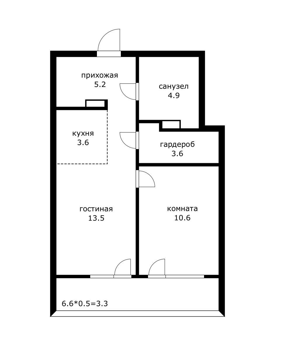 Фото №11: 1-комнатная квартира 47 м² - Краснодар, жилой комплекс Альпы, Прикубанский внутригородской округ, мкр. Россинского, ул. Командорская, 6