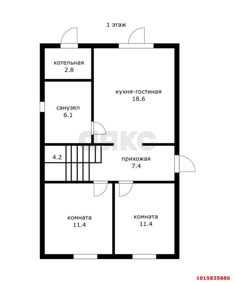 Фото №19: Дом 105 м² + 3.19 сот. - № 2 АО ЮГТЕКС, мкр. Прикубанский внутригородской округ, ул. Абрикосовая, 217